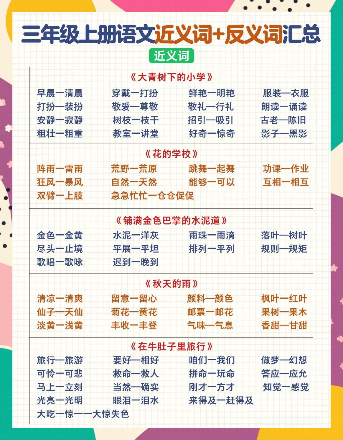 开心近义词反义词