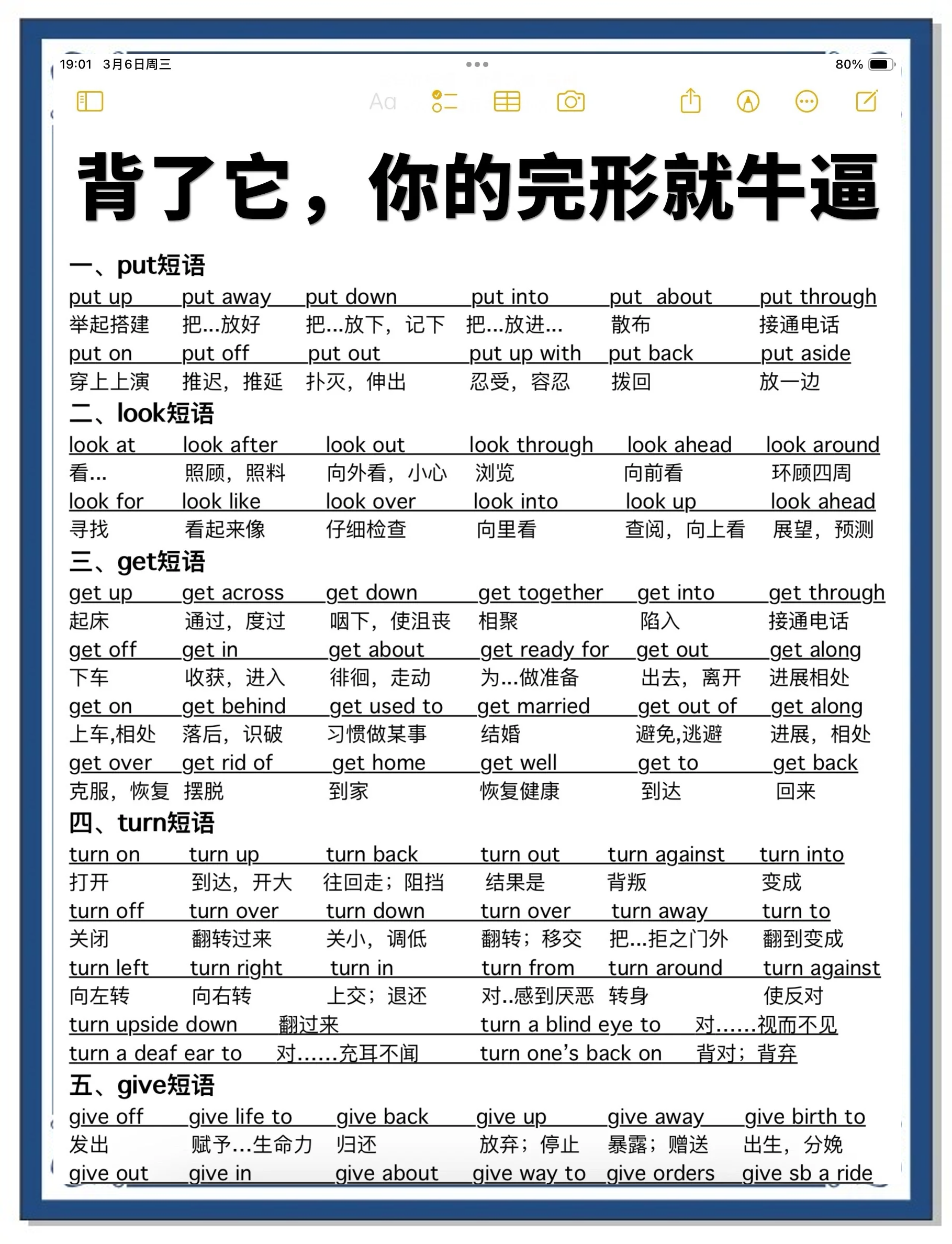 介绍的英语单词短语