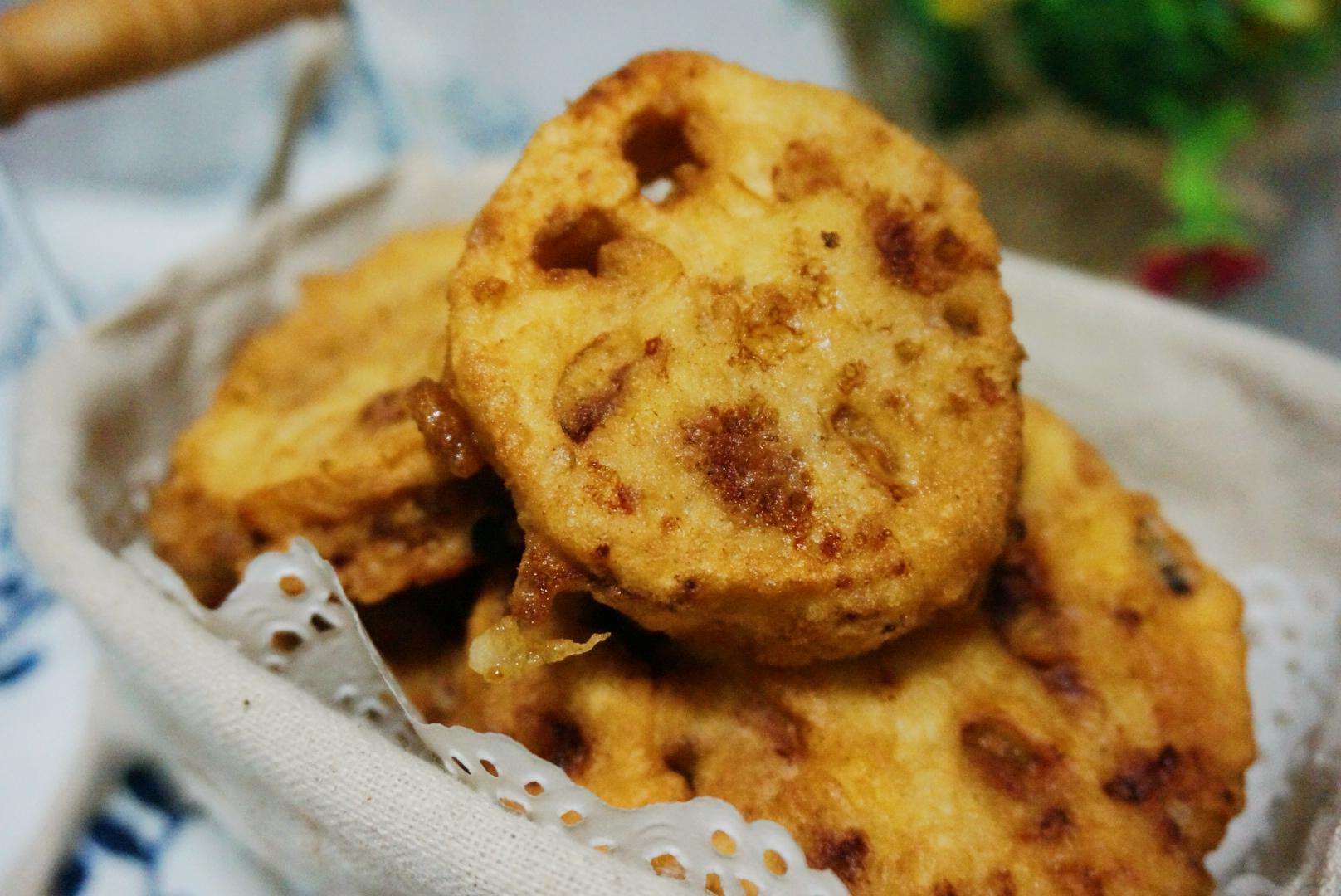 炸藕合的面糊怎么做