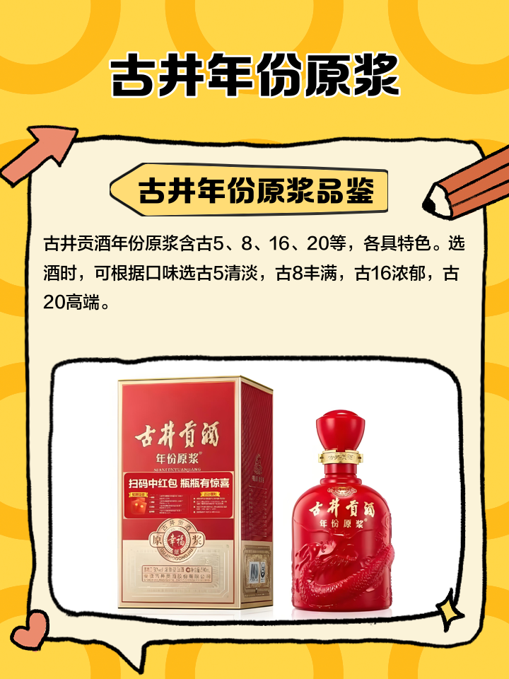 古井原浆有几个年份系列