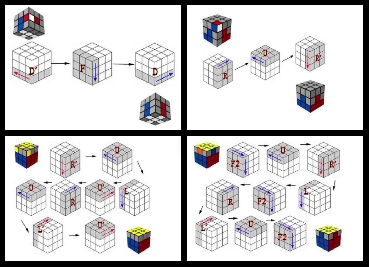 磨方法教学魔方口诀三阶