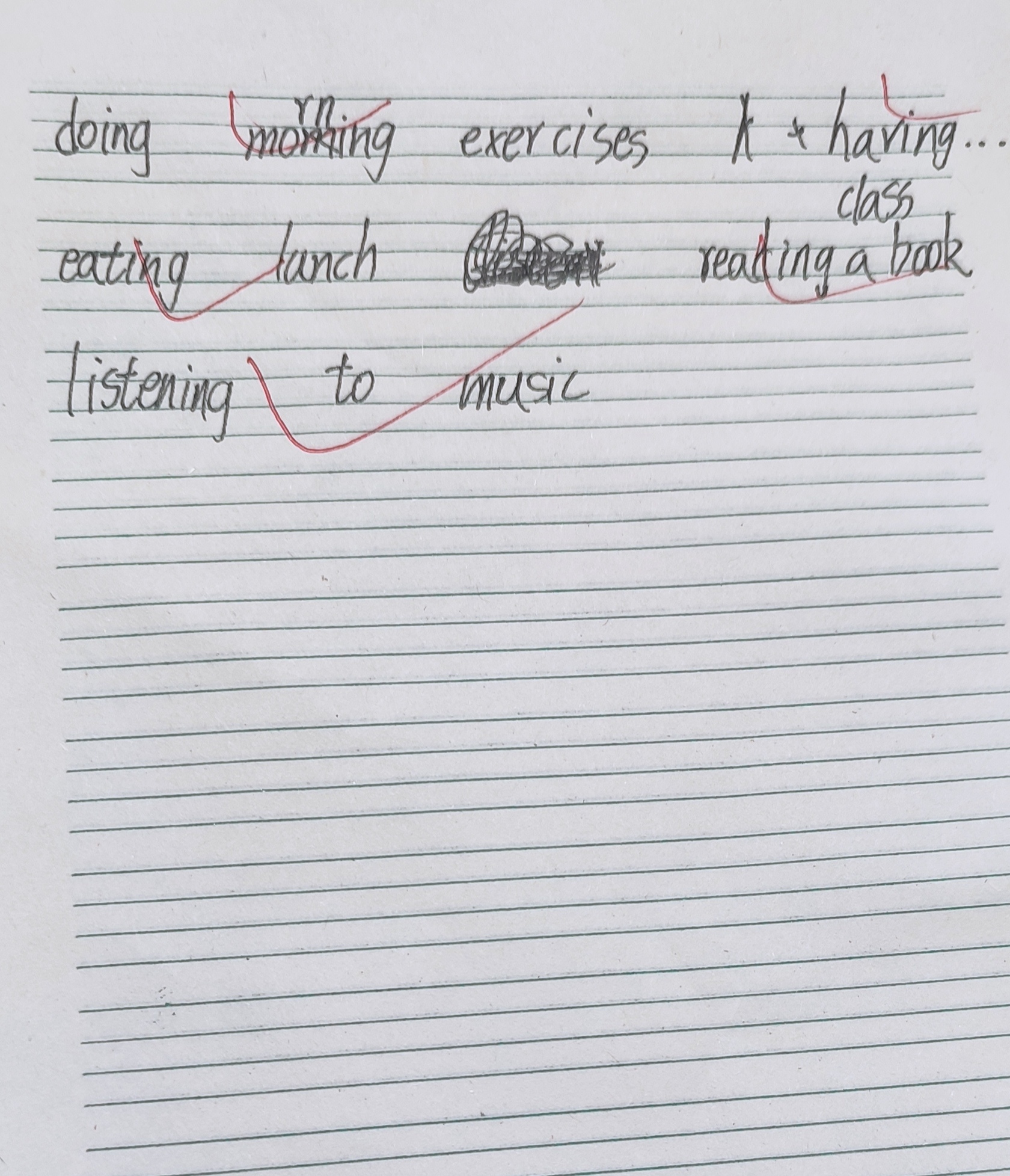 做作业的英语单词怎么拼写