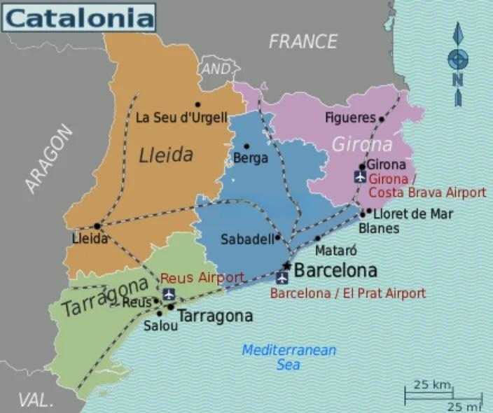 加泰罗尼亚是哪个国家的城市