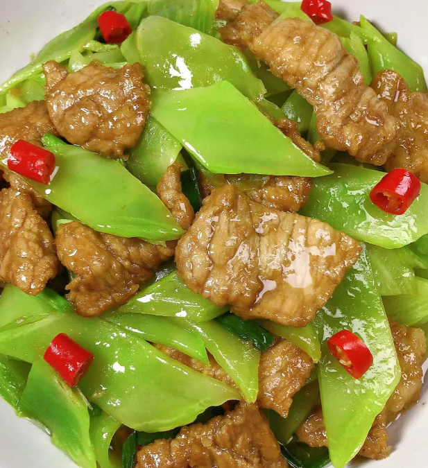 清炒莴笋片怎样清炒莴笋片